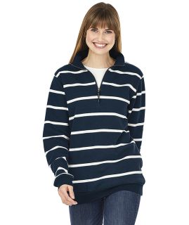 Crosswind Quarter Zip Print Sweatshirt-Charles River Apparel