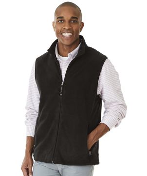 Mens Ridgeline Fleece Vest-Charles River Apparel