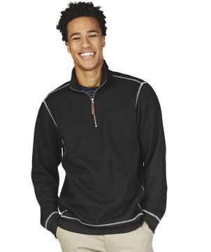 Mens Conway Flatback Rib Pullover-Charles River Apparel