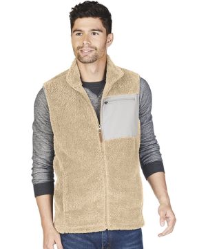 Mens Newport Fleece Vest-Charles River Apparel