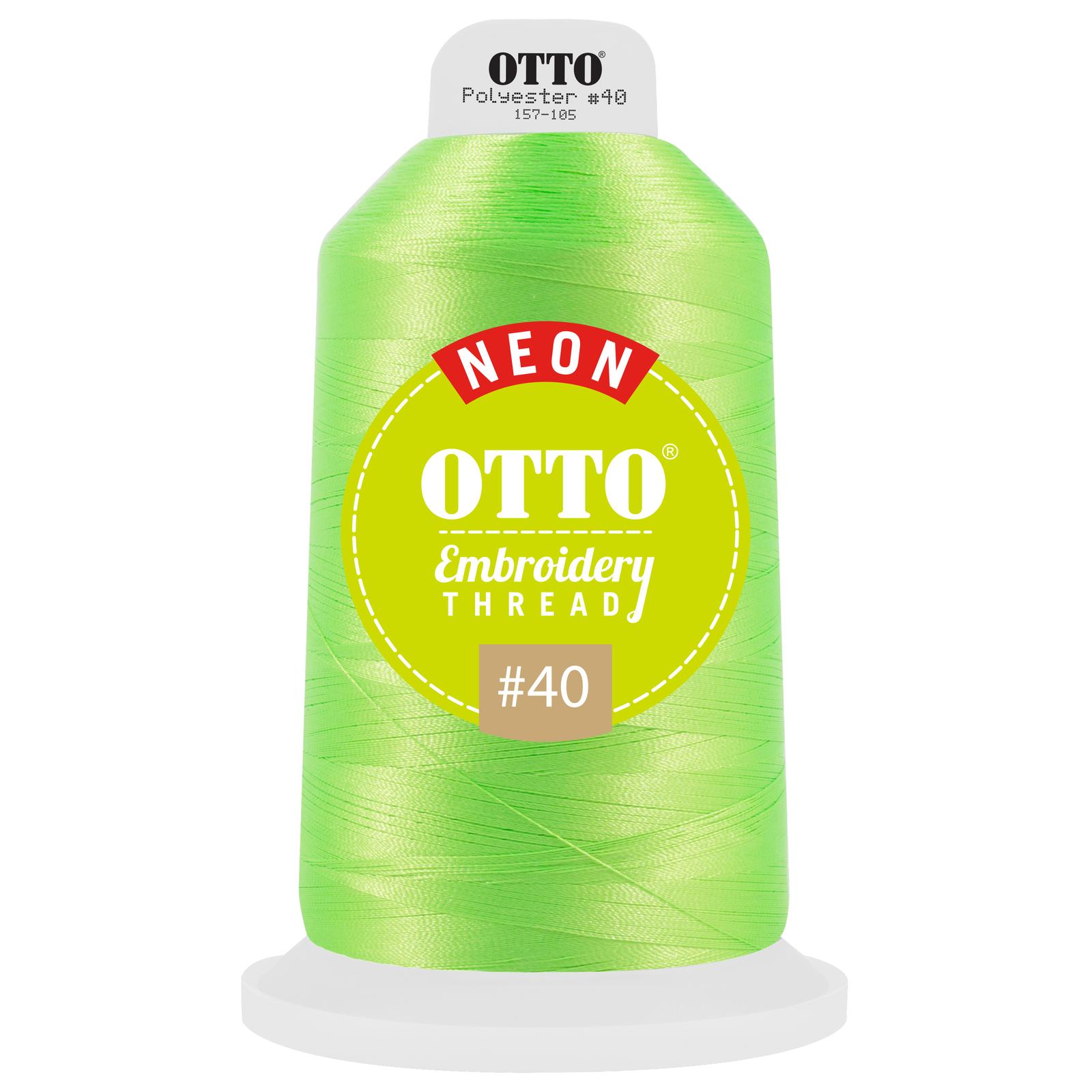 OTTO Embroidery Neon Thread #40 5,500 yd. King Cone-OTTO
