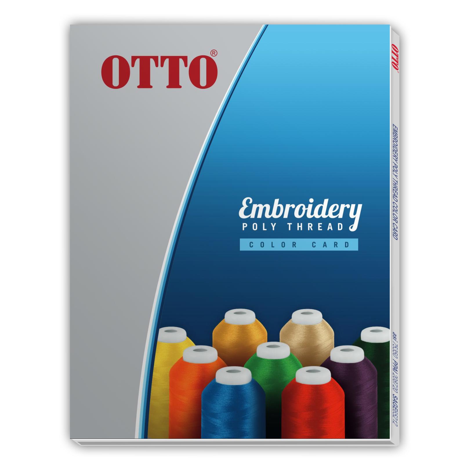 OTTO Embroidery Poly Thread Color Card-OTTO