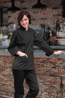 Carlisle Women&#8216;s Executive Fine Stripe Coat-Chef Works