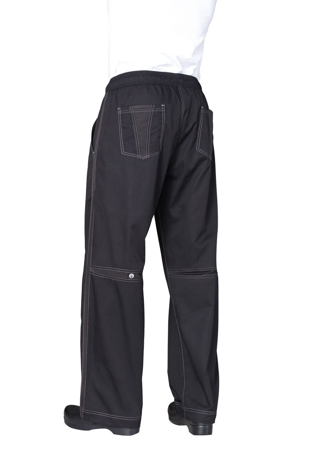 Near Me Chef Works Basic Chef Pants Unhemmed Poly/Cotton Kitchen