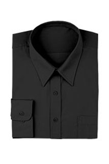 Black Basic Dress Shirt-Chef Works