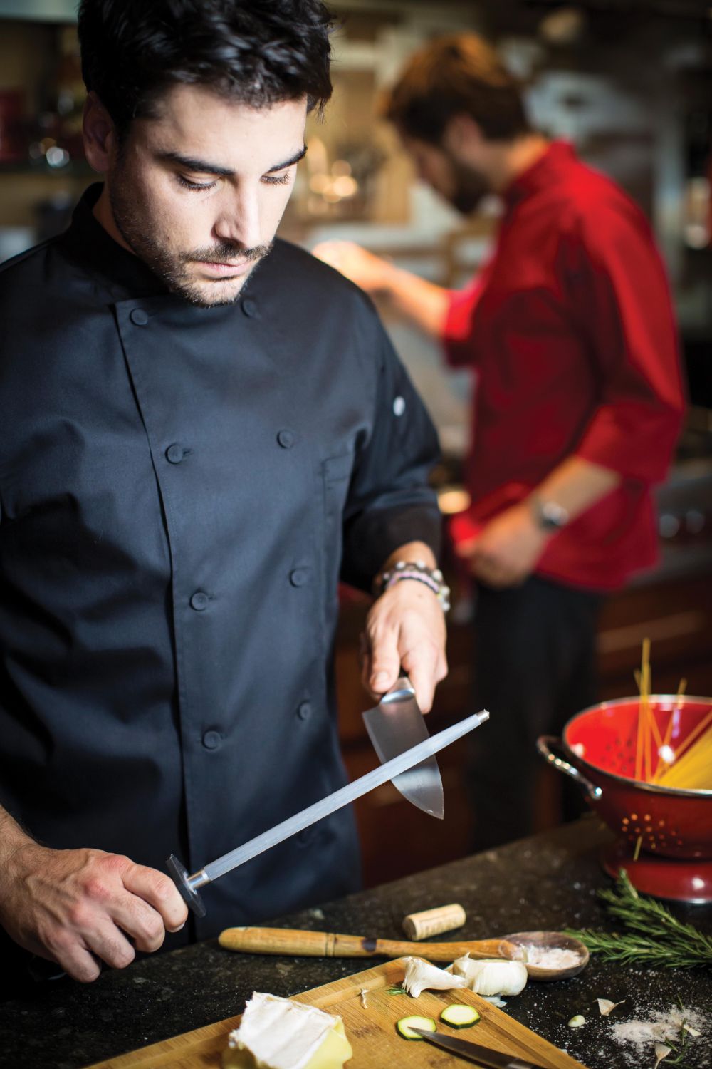 Basic 3/4 Sleeve Chef Coat-CW