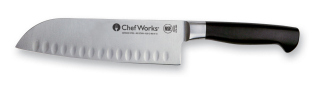 7 Inch Santoku Knife, Granton Edge-CW