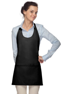 Scoop Neck Apron w/ Three Lower Pockets-DayStar Apparel