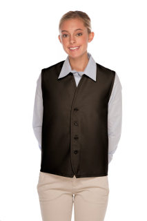 No Pocket Unisex Vest w/ Four Button Front-DayStar Apparel