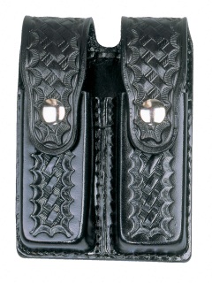 8511 Leather Double Magazine Holder-Dutyman