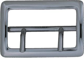 2-1/4" Sam Brown Belt Buckle - Nickel-Dutyman