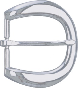 1-1/4" River Belt Buckle - Nickel-Dutyman