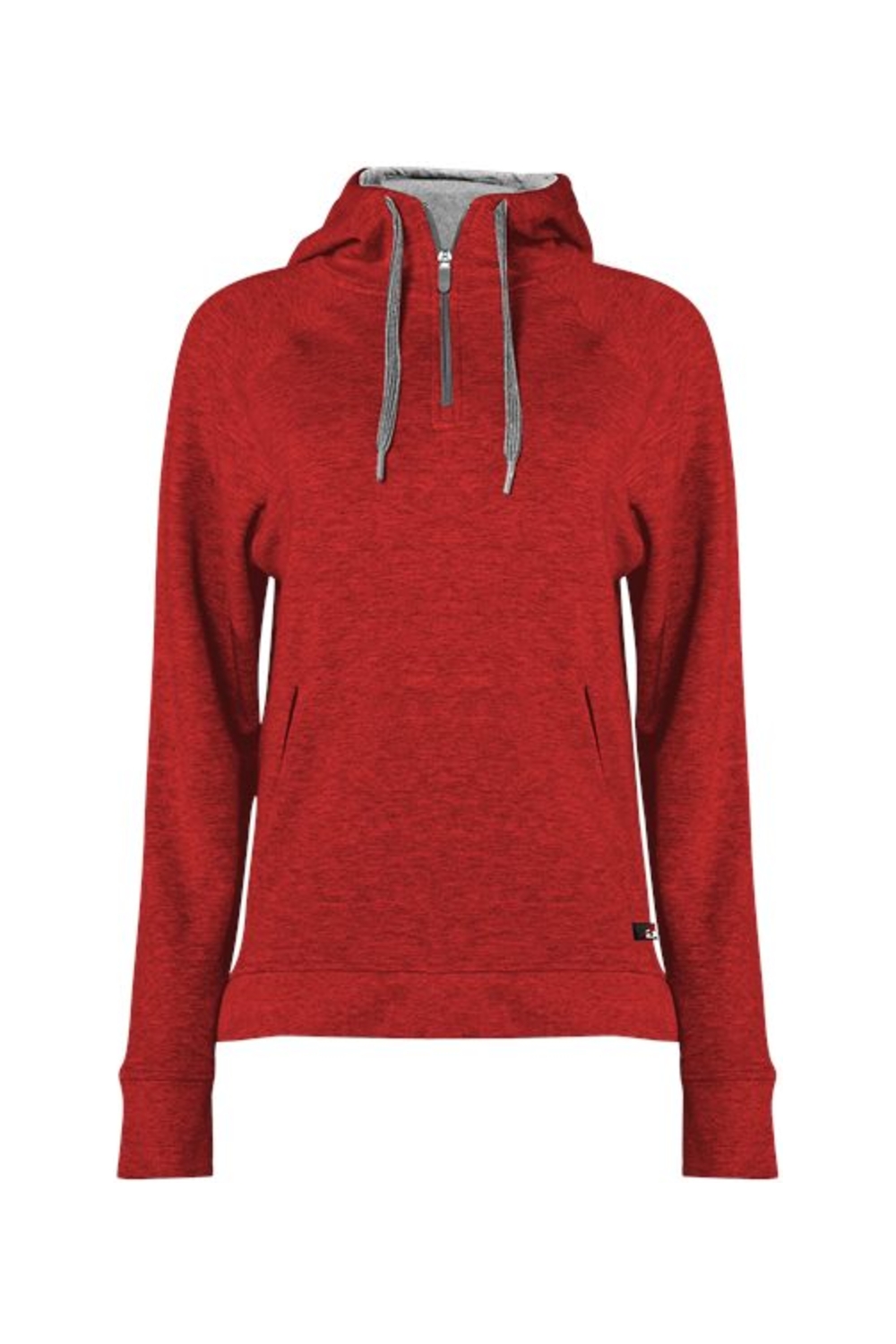 Badger Sport FitFlex Women‘s French Terry Hooded Quarter-Zip-Badger Sport