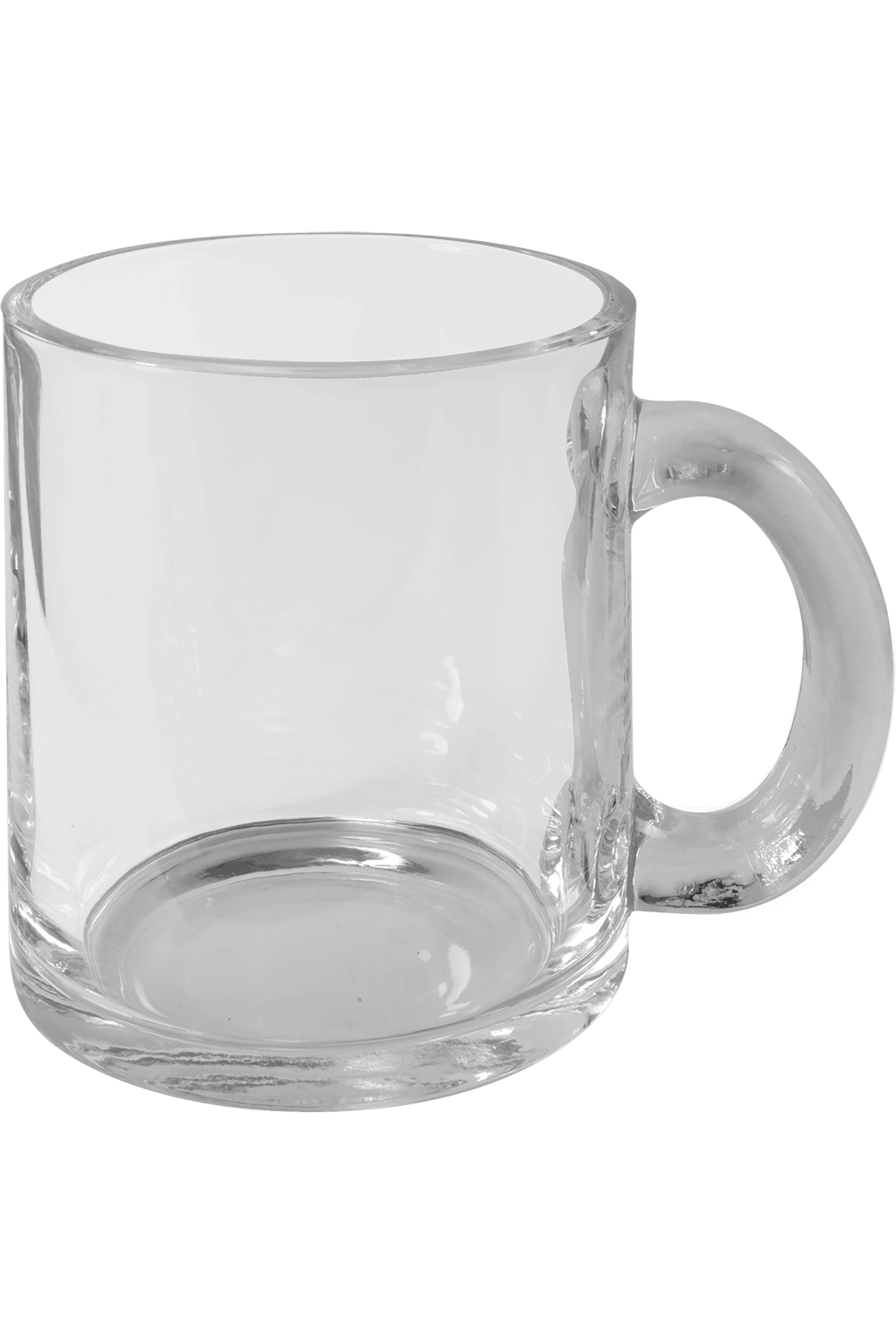 10 oz. Clear Glass Mug with Handle-FulFillEngine