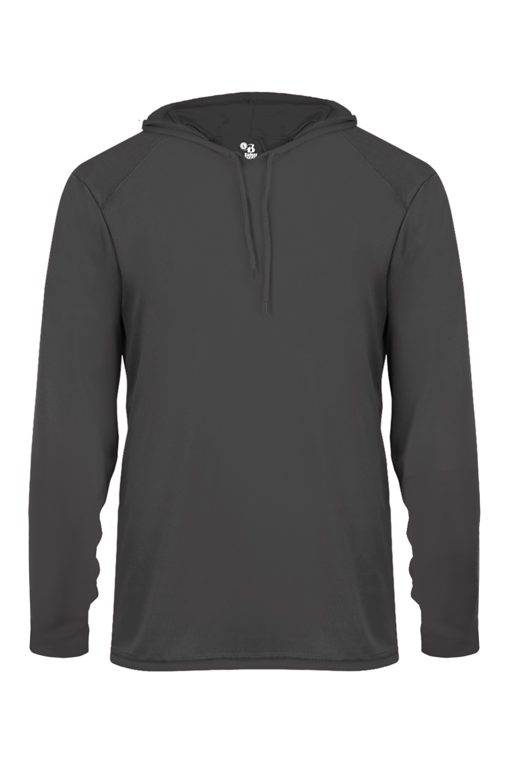 B-Core L/S Hood Tee-Badger