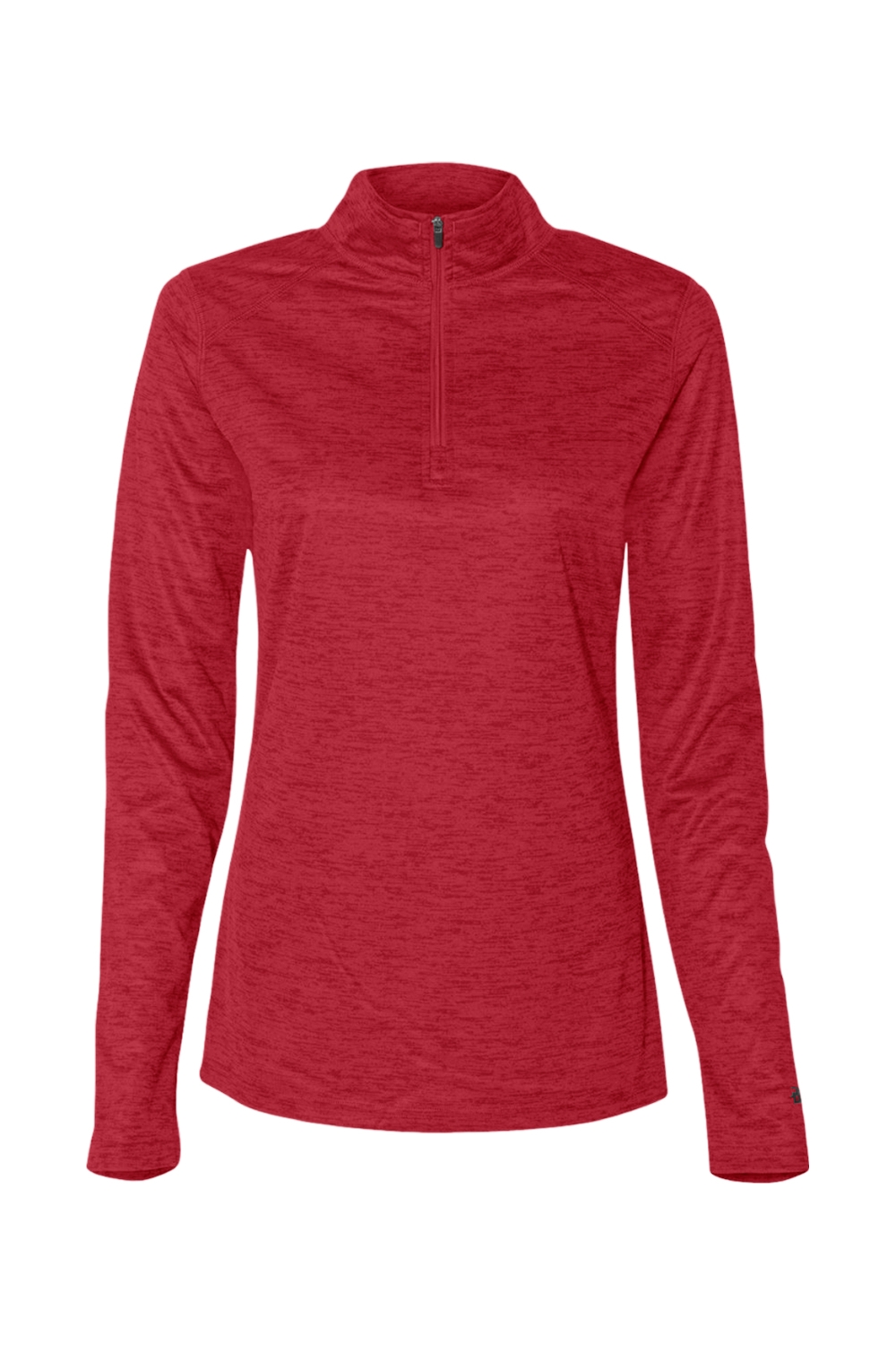 Badger Womens Tonal Blend Quarter-Zip Pullover (417300)-Badger