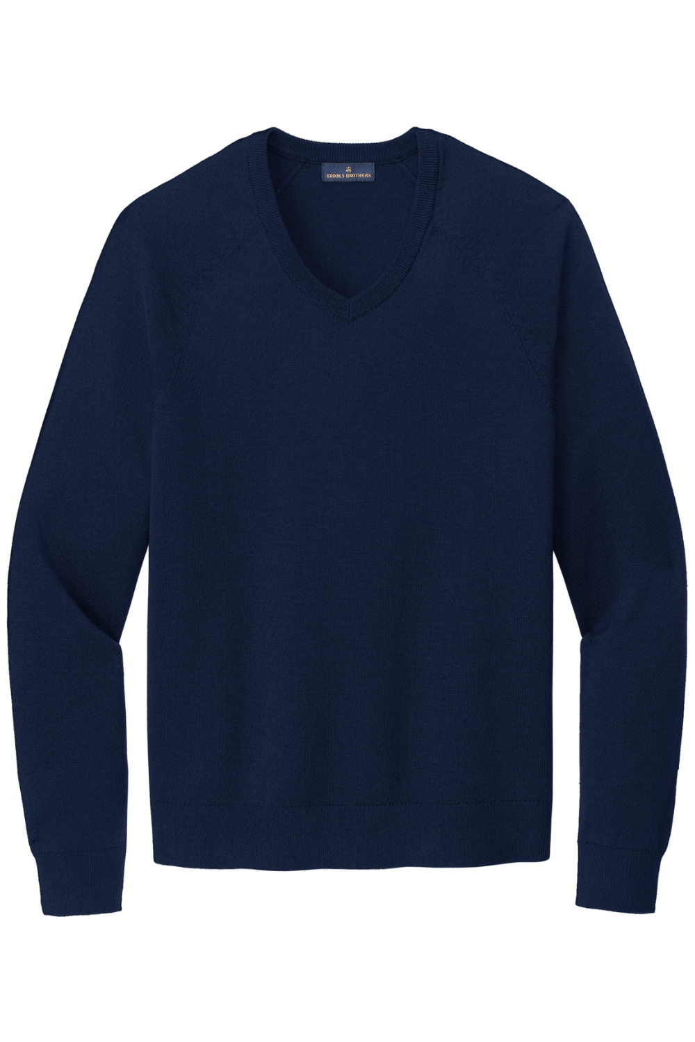 Brooks Brothers Cotton Stretch V-Neck Sweater-Brooks Brothers