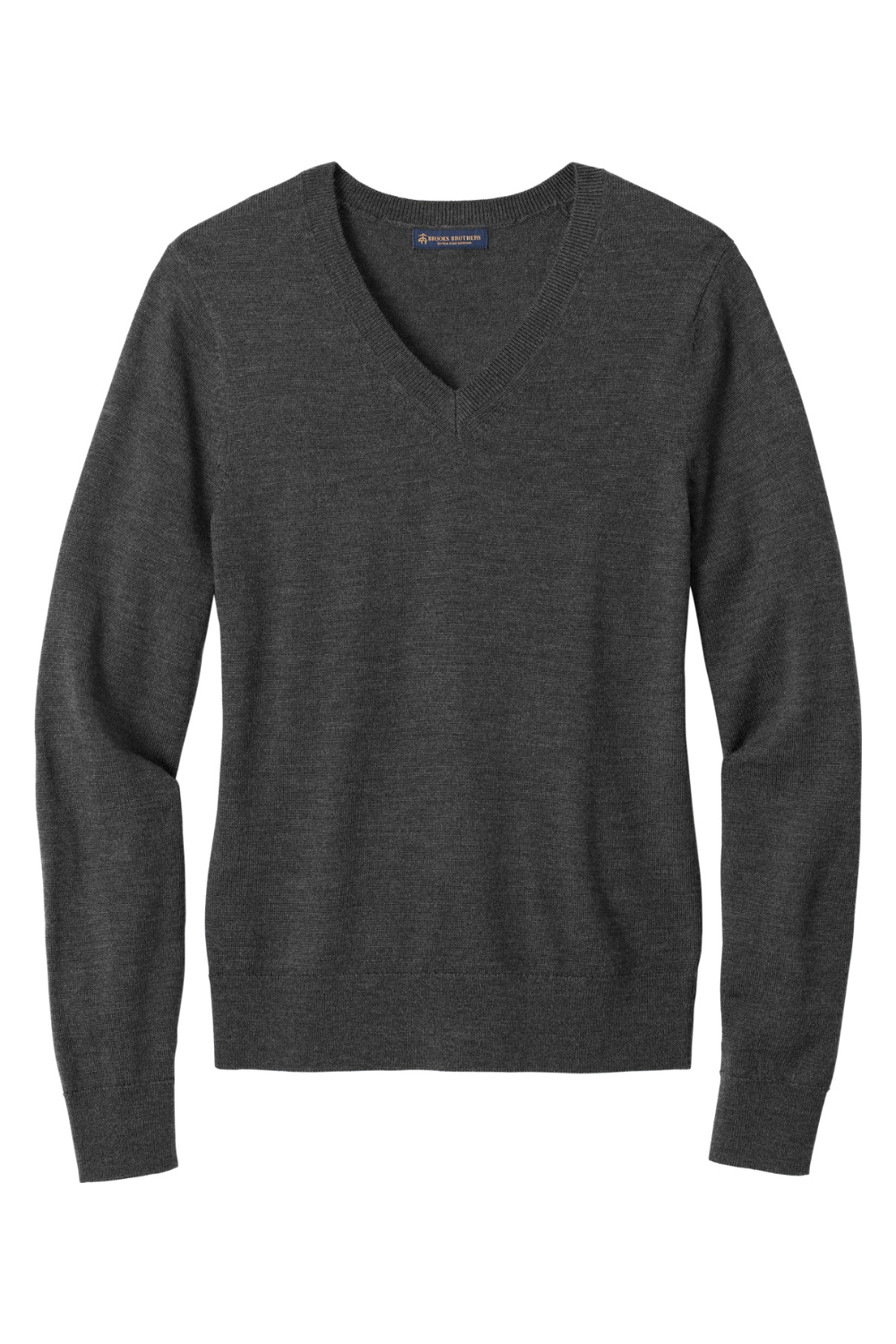Brooks Brothers Women‘s Washable Merino V-Neck Sweater-Brooks Brothers