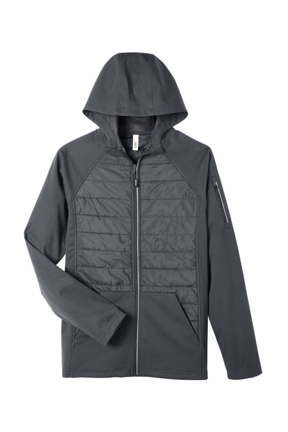 CORE365 Unisex Techno Lite Hybrid Hooded Jacket-FulFillEngine