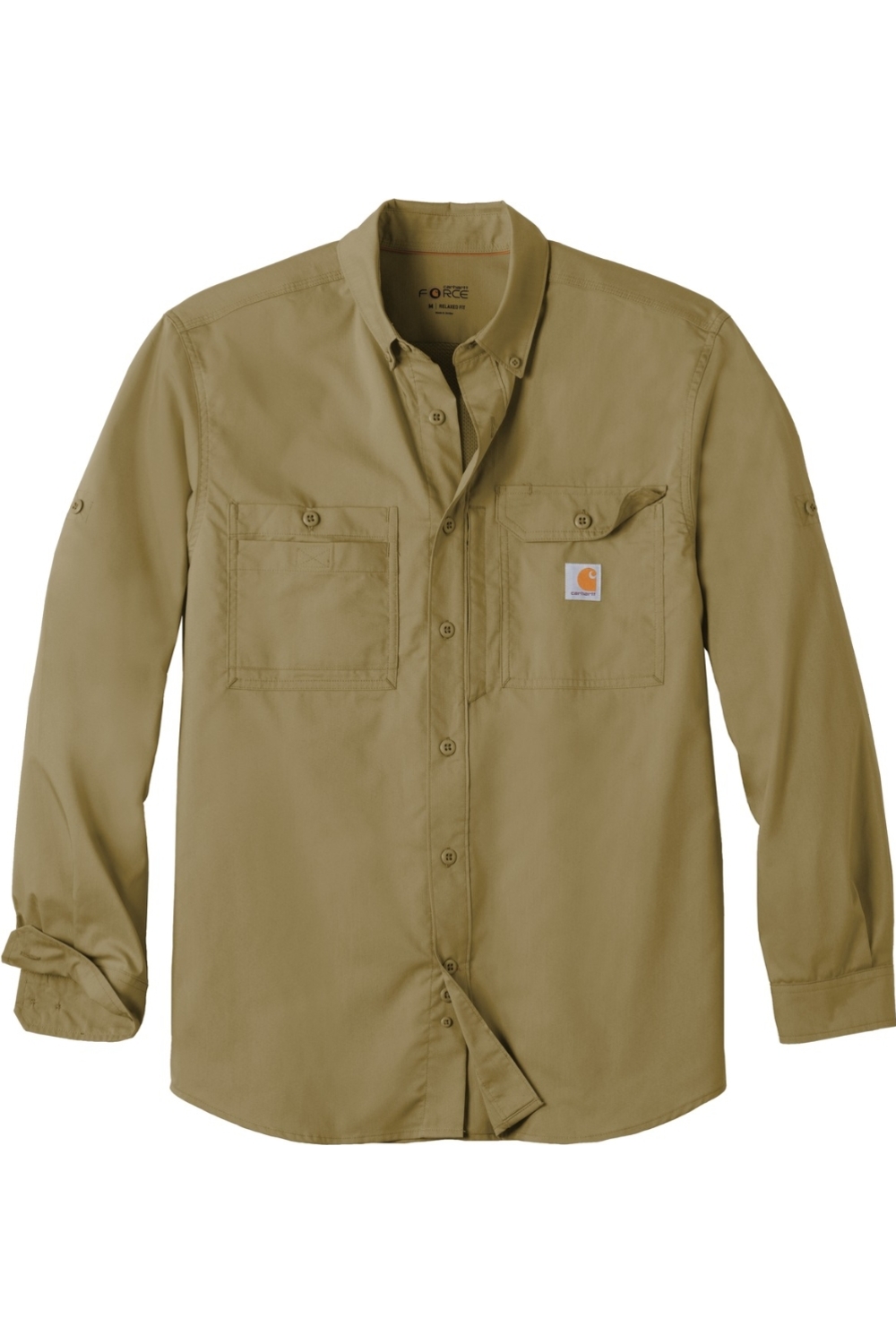 Carhartt Force Ridgefield Solid Long Sleeve Shirt-Carhartt