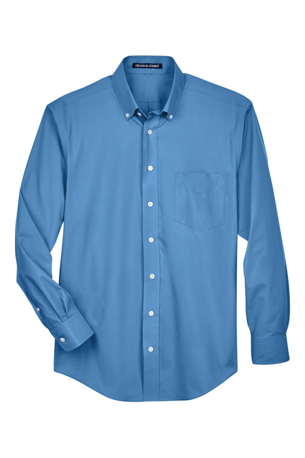 Devon & Jones Men‘s Tall Crown CollectionÂ® Broadcloth Woven Dress Shirt-Devon & Jones