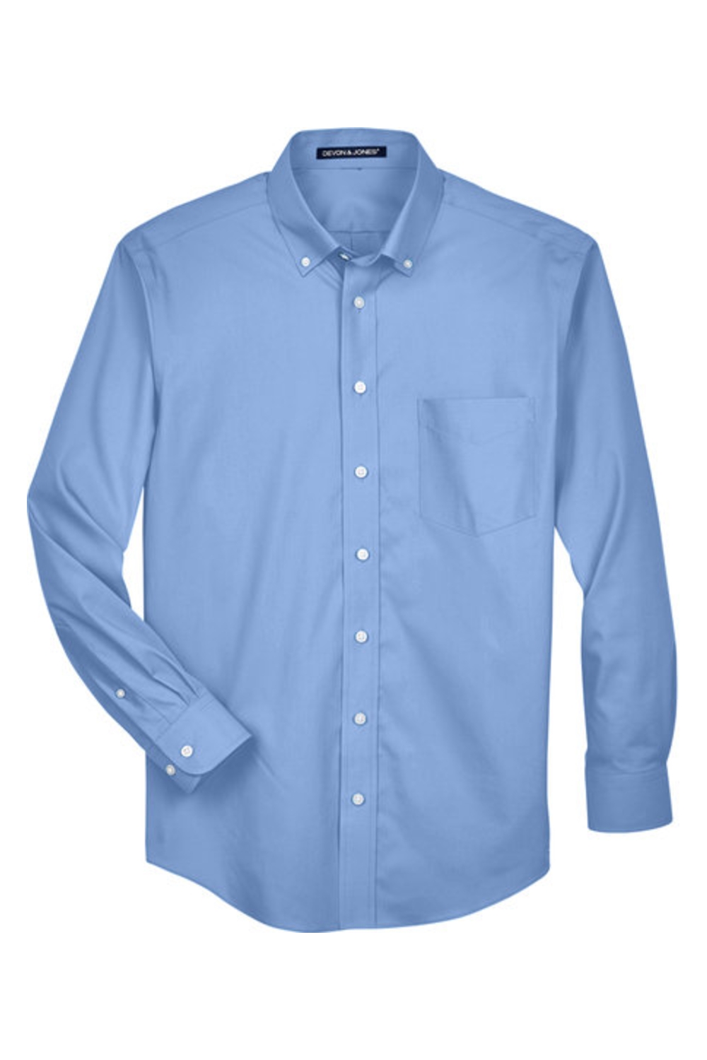 Devon & Jones Men‘s Crown CollectionÂ® Solid Oxford Woven Shirt-Devon & Jones