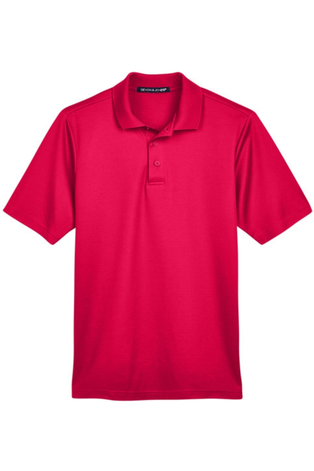 Devon & Jones CrownLux Performance Men‘s Tall Plaited Polo-Devon & Jones