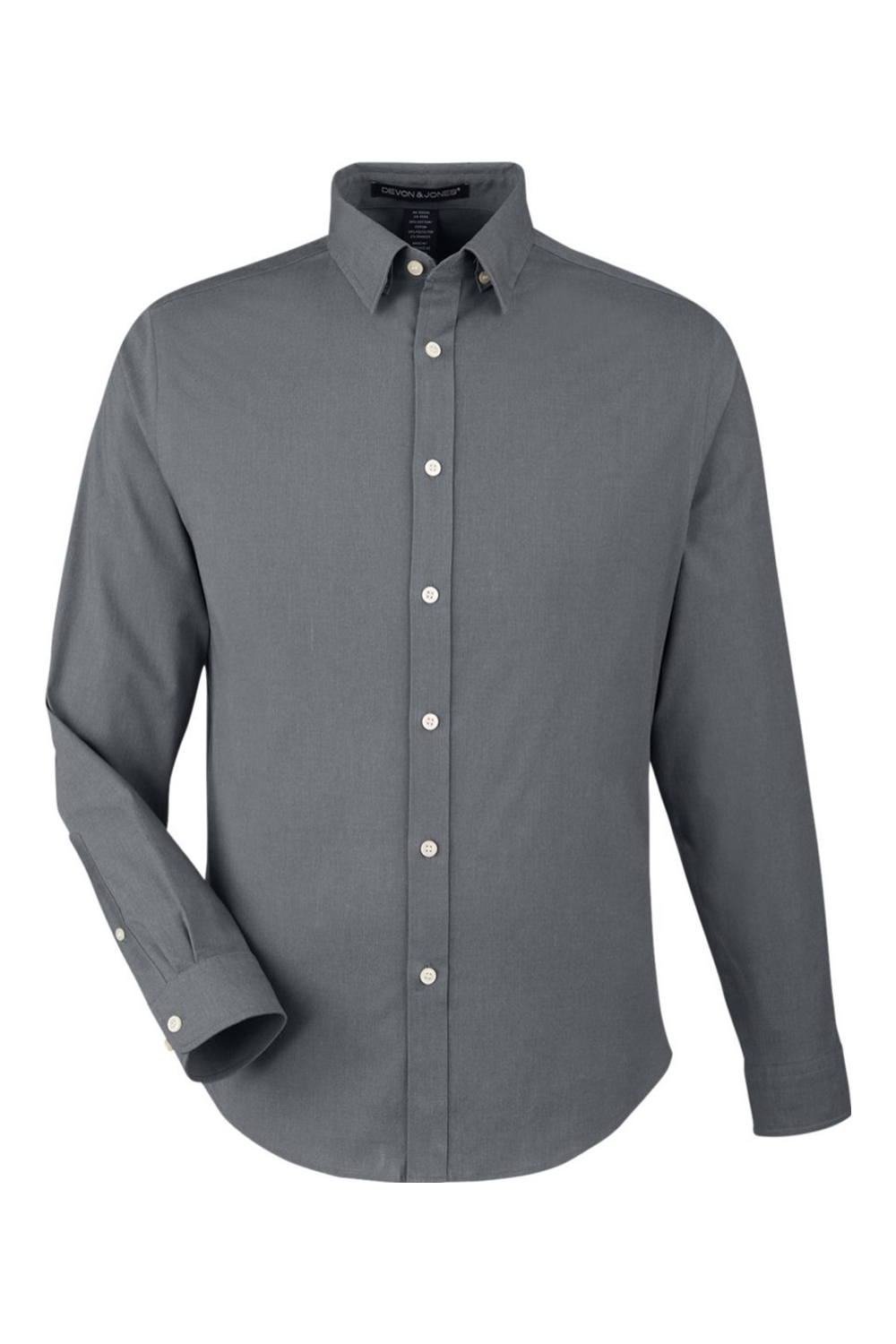 Devon & Jones Men‘s CrownLux PerformanceÂ® Spencer Poplin Dress Shirt-Devon & Jones