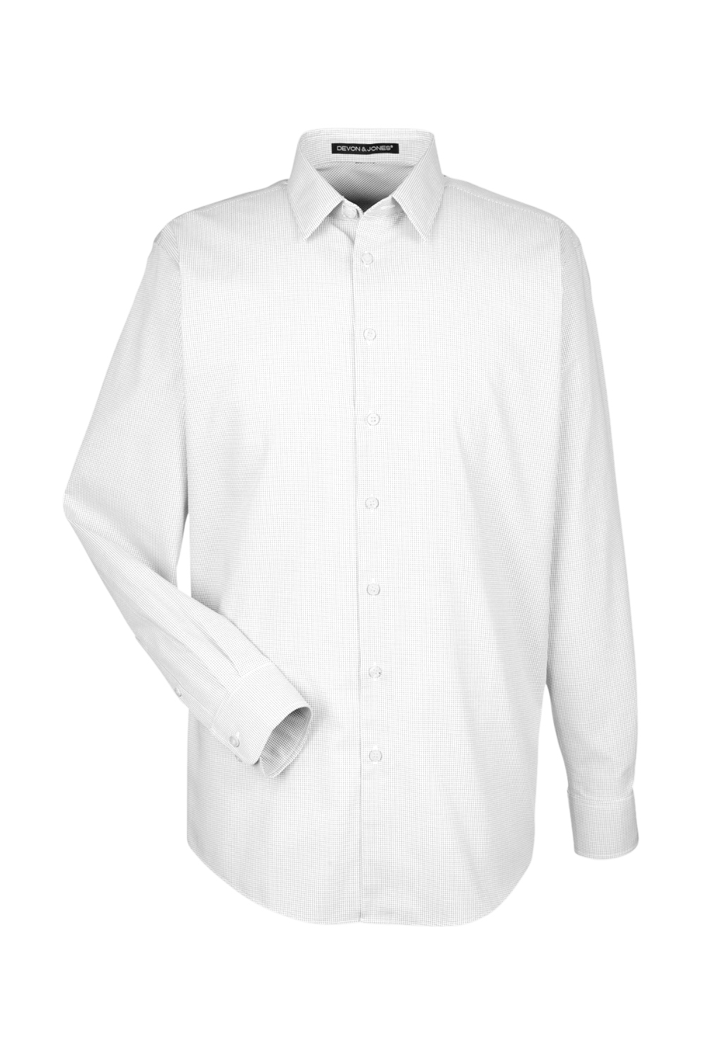 Devon & Jones Men‘s Crown Woven Collection RoyalÂ Dobby Shirt-Devon & Jones