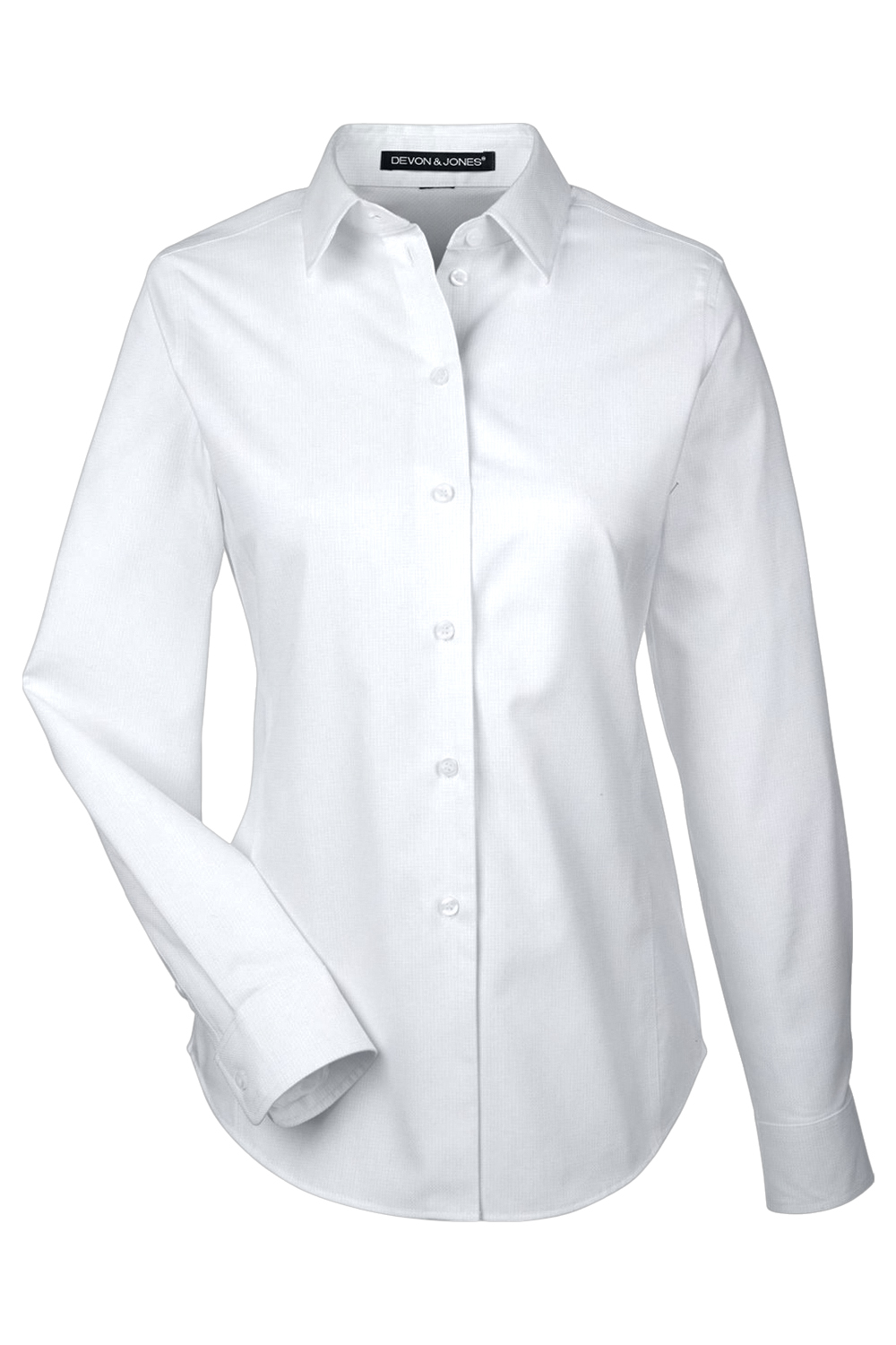 Devon & Jones Ladies‘ Crown CollectionÂ® Royal Dobby Woven Shirt-Devon & Jones