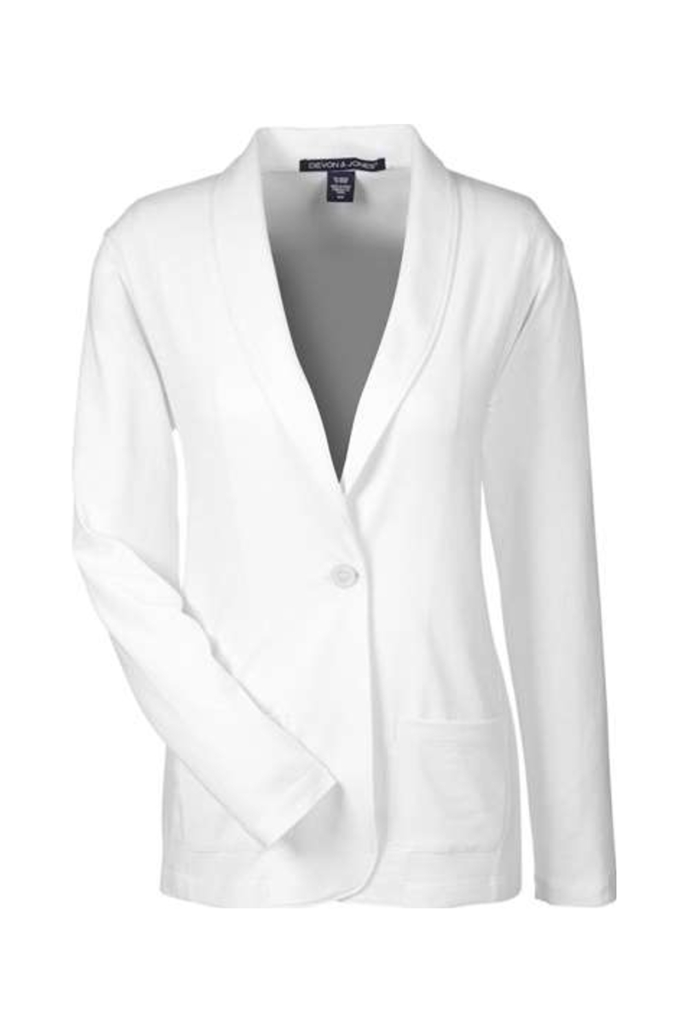 Devon & Jones Women‘s Perfect Fit Shawl Collar Cardigan-Devon & Jones