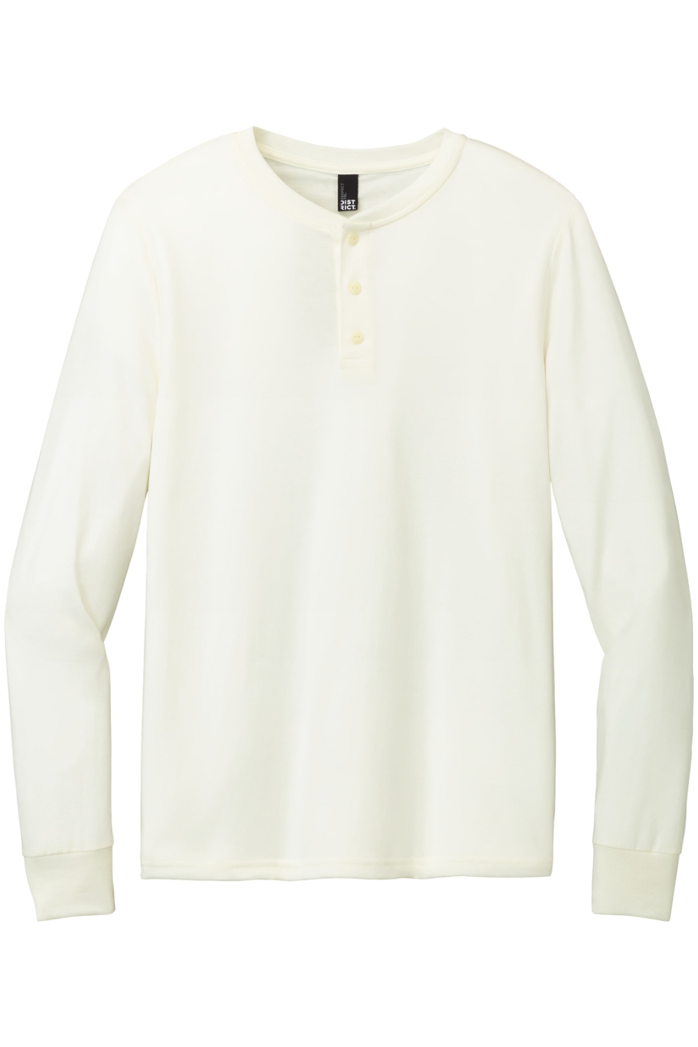 District Perfect Tri Long Sleeve Henley-District