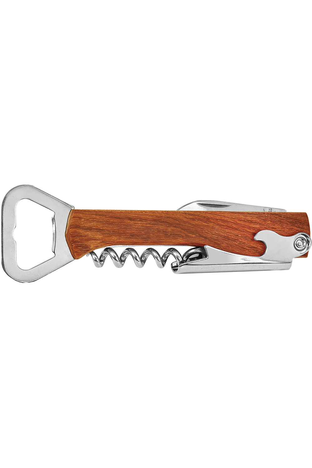 5 1/4" Wooden Bottle Opener & Wine Corkscrew-FulFillEngine