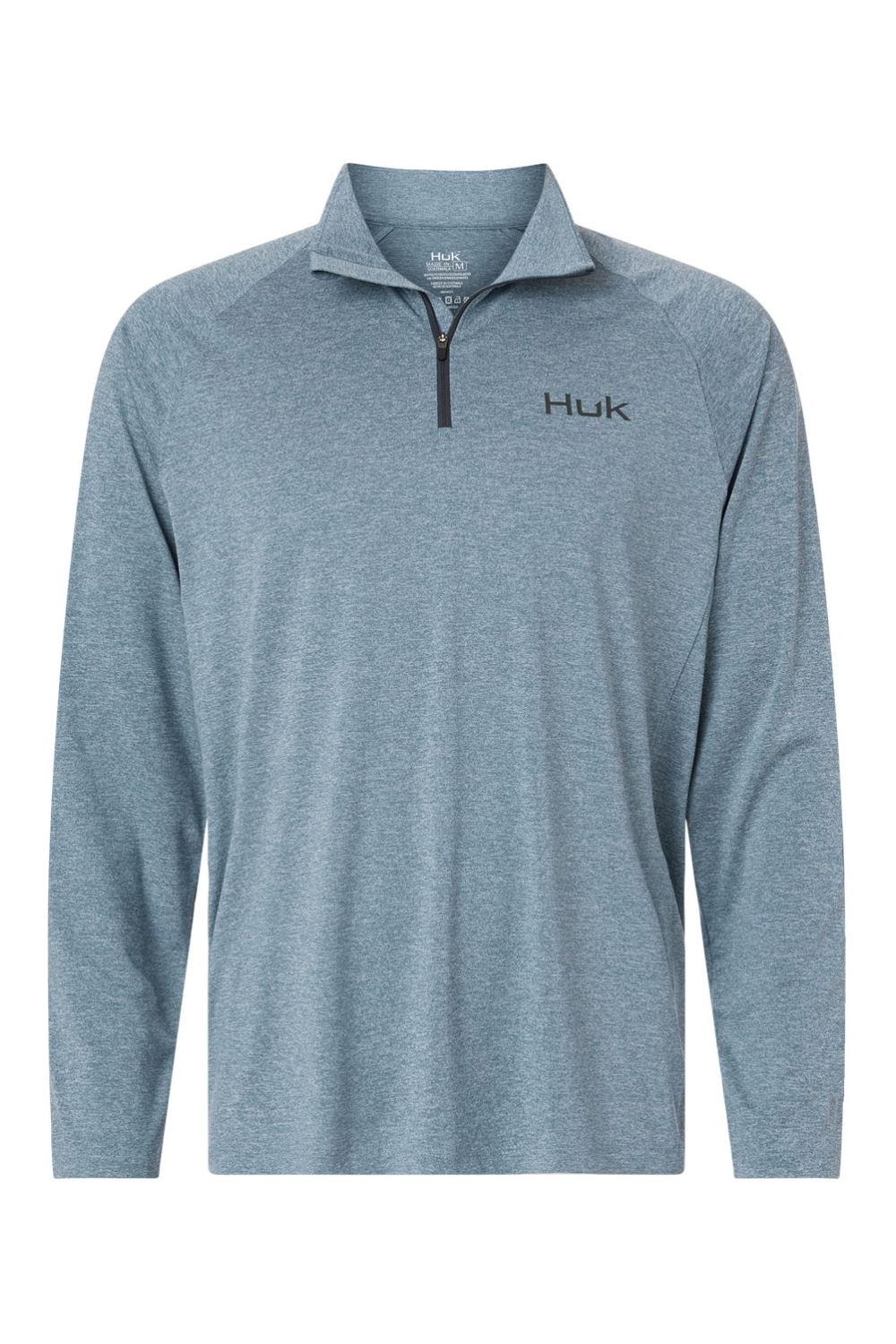 HUK Men‘s Airweight Heather Quarter-Zip Pullover-HUK