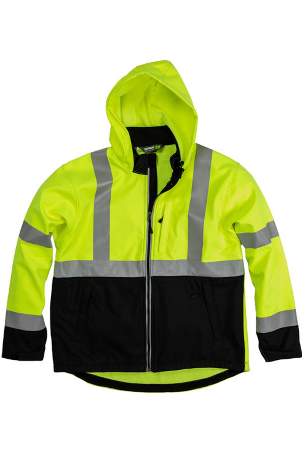 Berne Men‘s Hi-Vis Class 3 Hooded Softshell Jacket-FulFillEngine