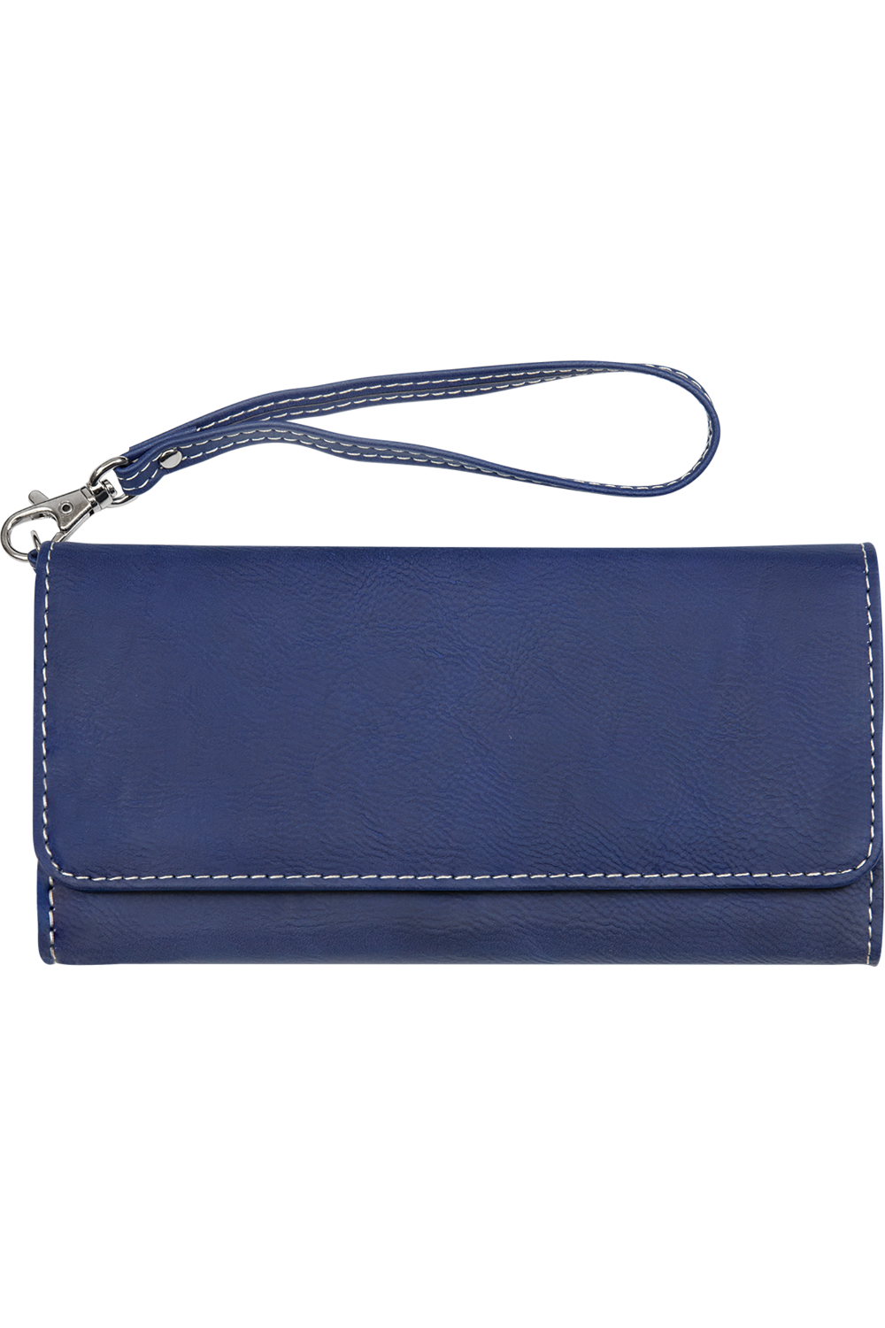 7 1/2" x 4" Laserable Leatherette Wallet with Strap-FulFillEngine