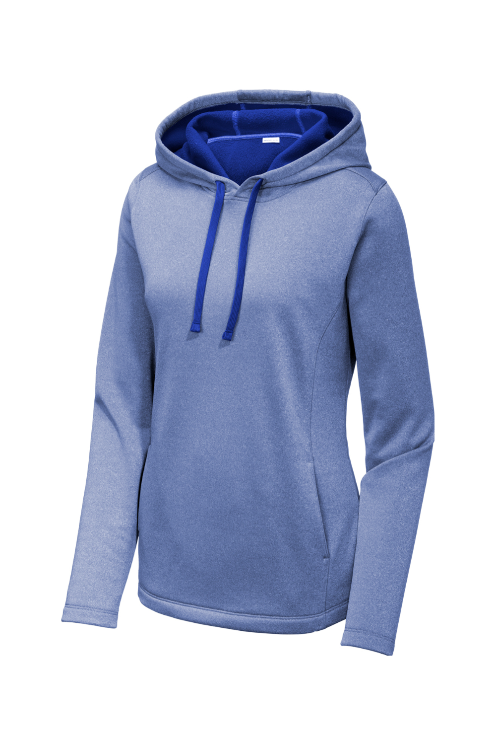 Sport-Tek Ladies PosiCharge  Sport-Wick  Heather Fleece Hooded Pullover-Sport-Tek