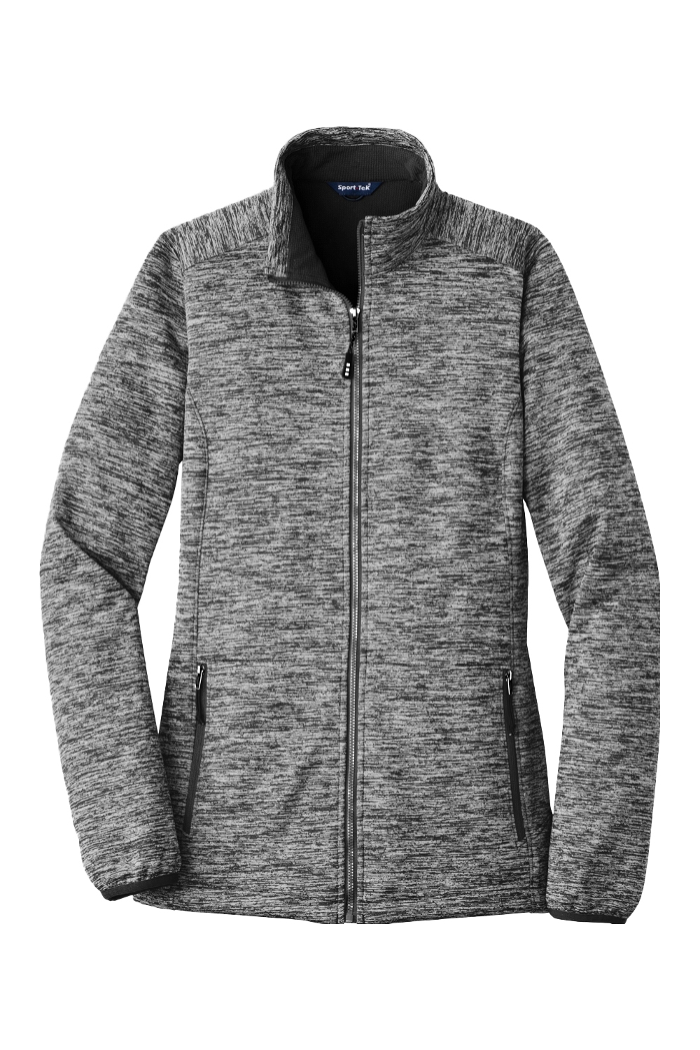 Sport-Tek Ladies PosiCharge  Electric Heather Soft Shell Jacket-Sport-Tek