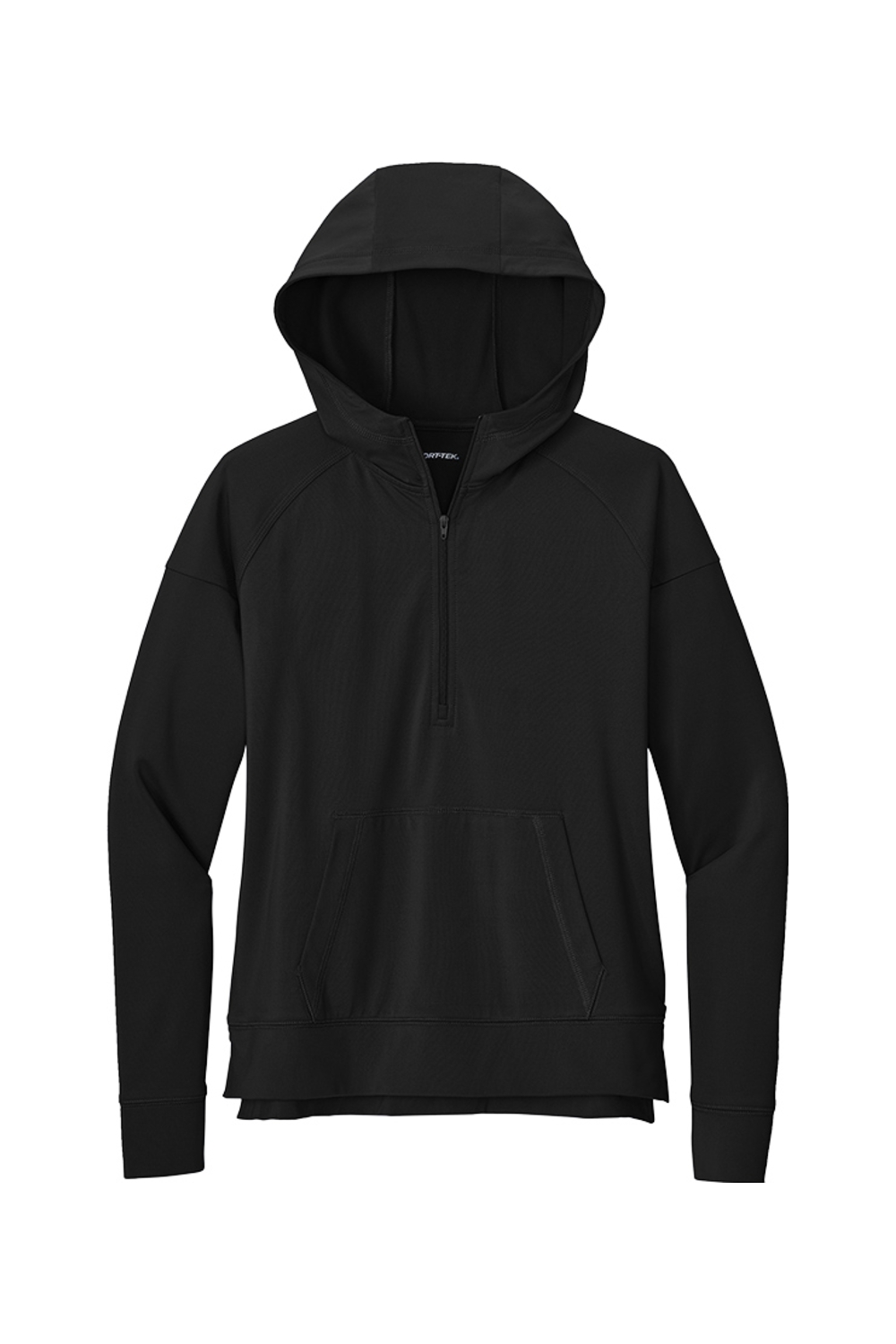 Sport-Tek Ladies Sport-Wick Stretch 1/2-Zip Hoodie-Sport-Tek
