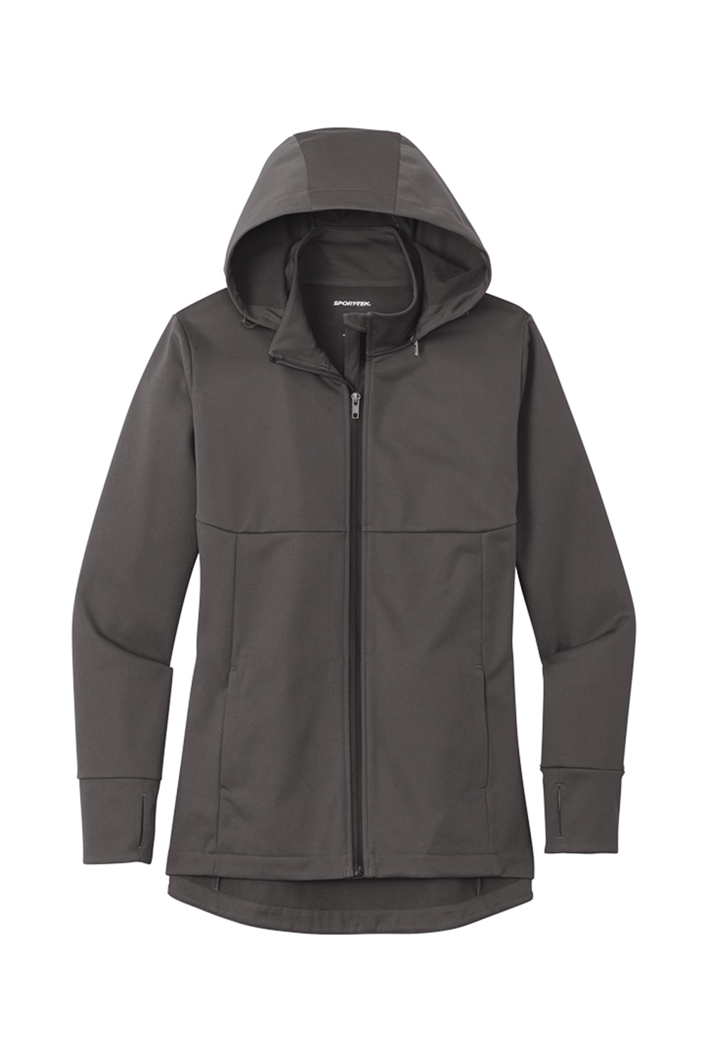 Sport-Tek Ladies Hooded Soft Shell Jacket-Sport-Tek