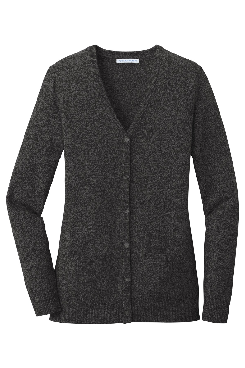 Port Authority Ladies Marled Cardigan Sweater-FulFillEngine