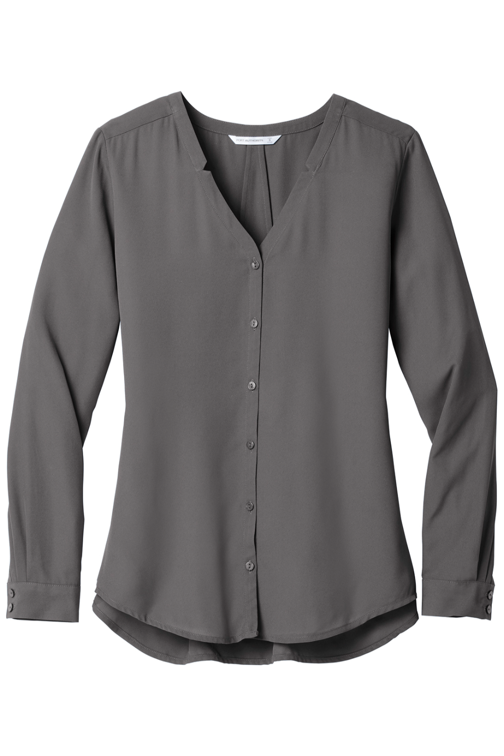 Port Authority Ladies Long Sleeve Button-Front Blouse-Port Authority