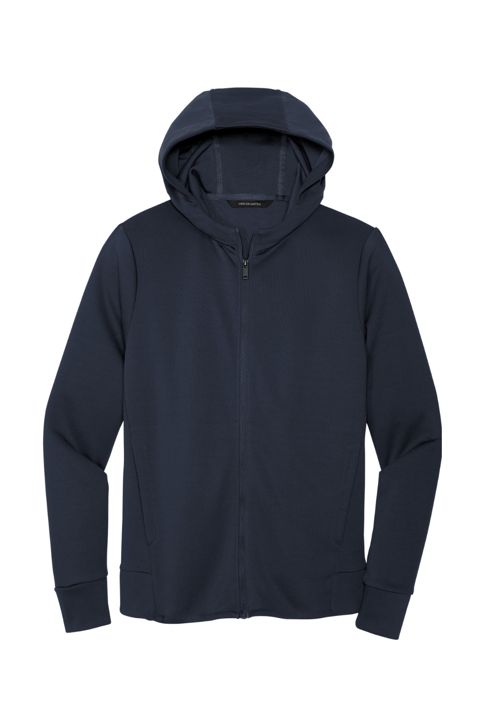 MERCER+METTLE Double-Knit Full-Zip Hoodie-Mercer+Mettle