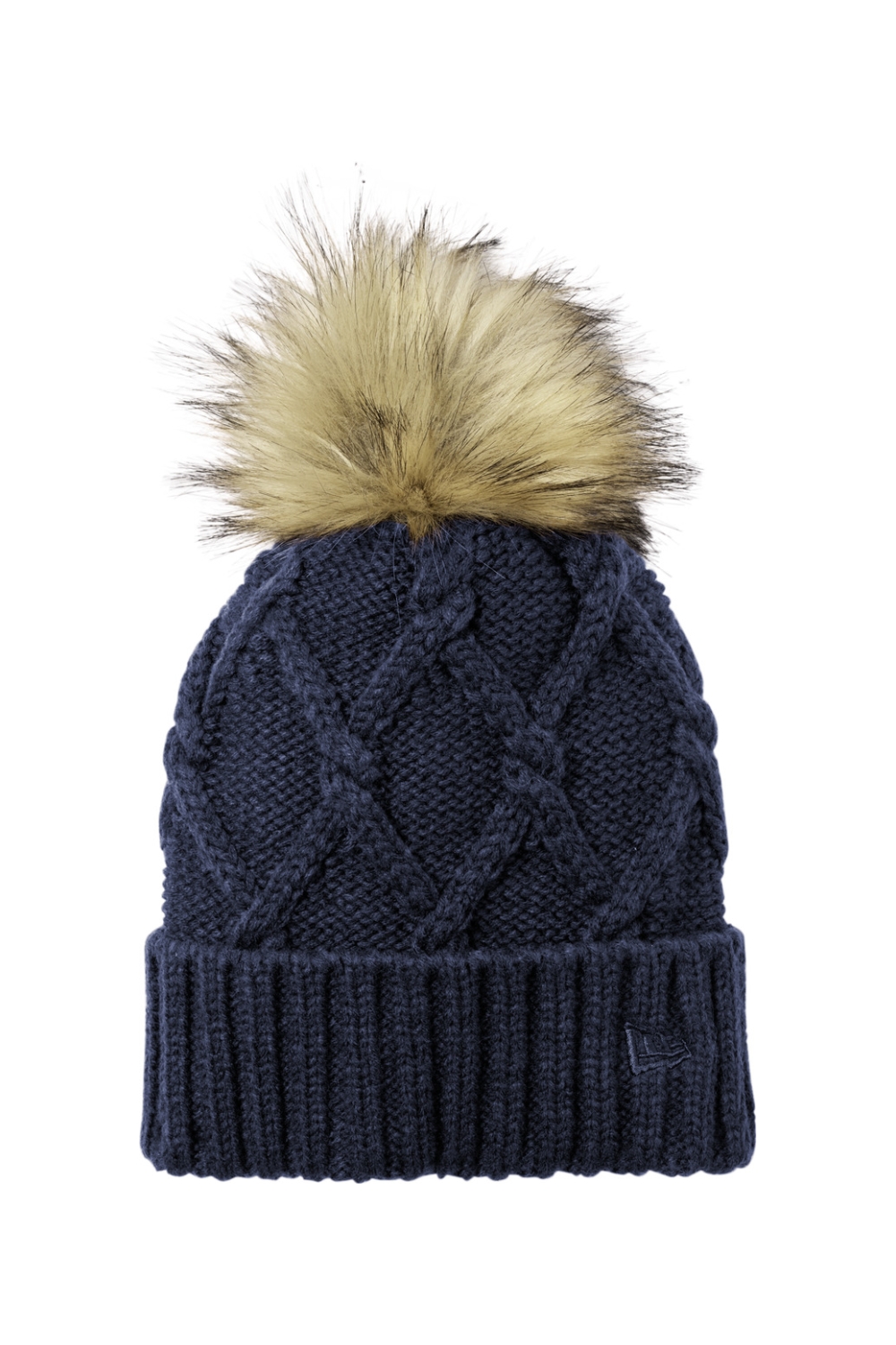 New Era Faux Fur Pom Beanie-New Era