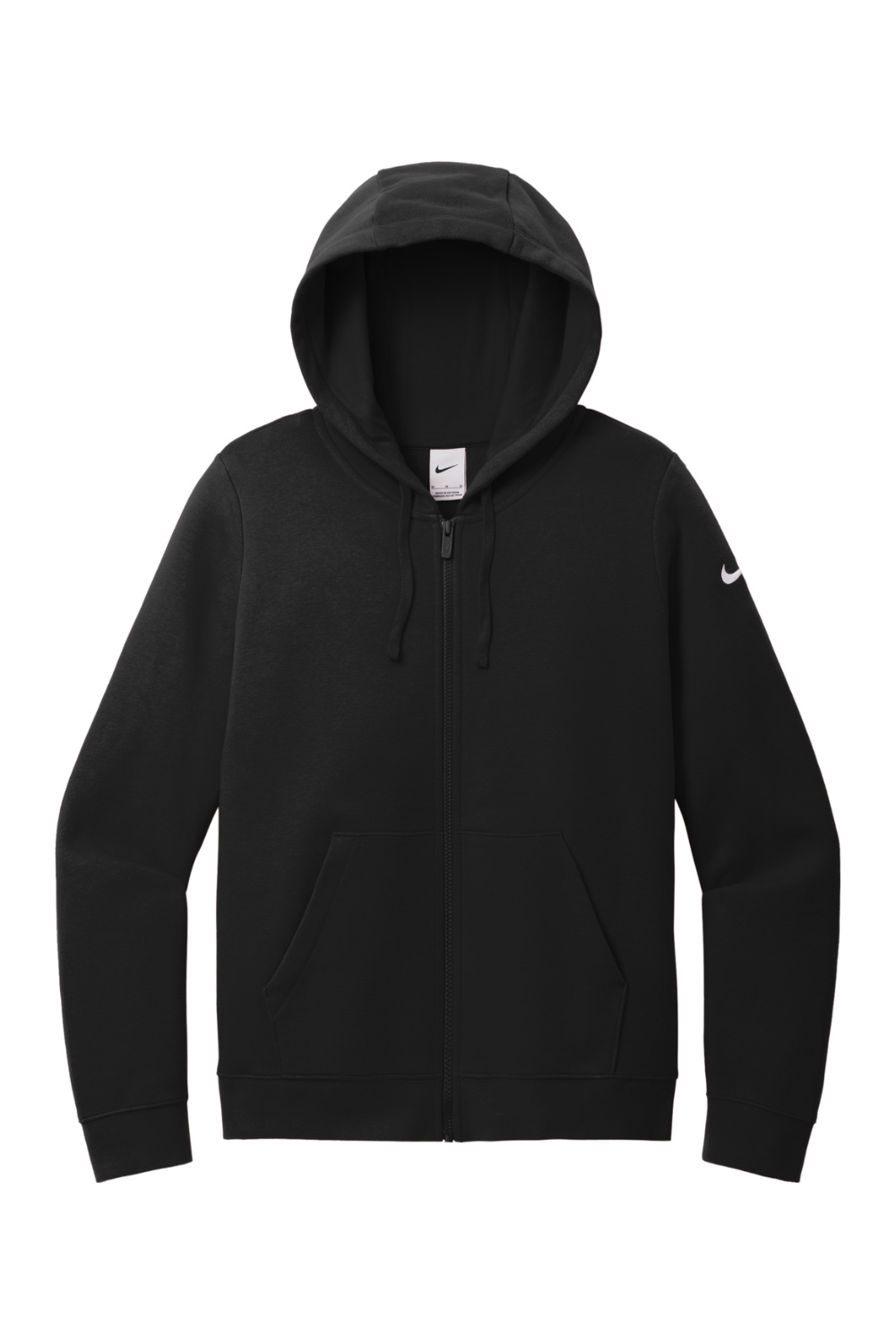 Nike Ladies Club Fleece Sleeve Swoosh Full-Zip Hoodie-Nike