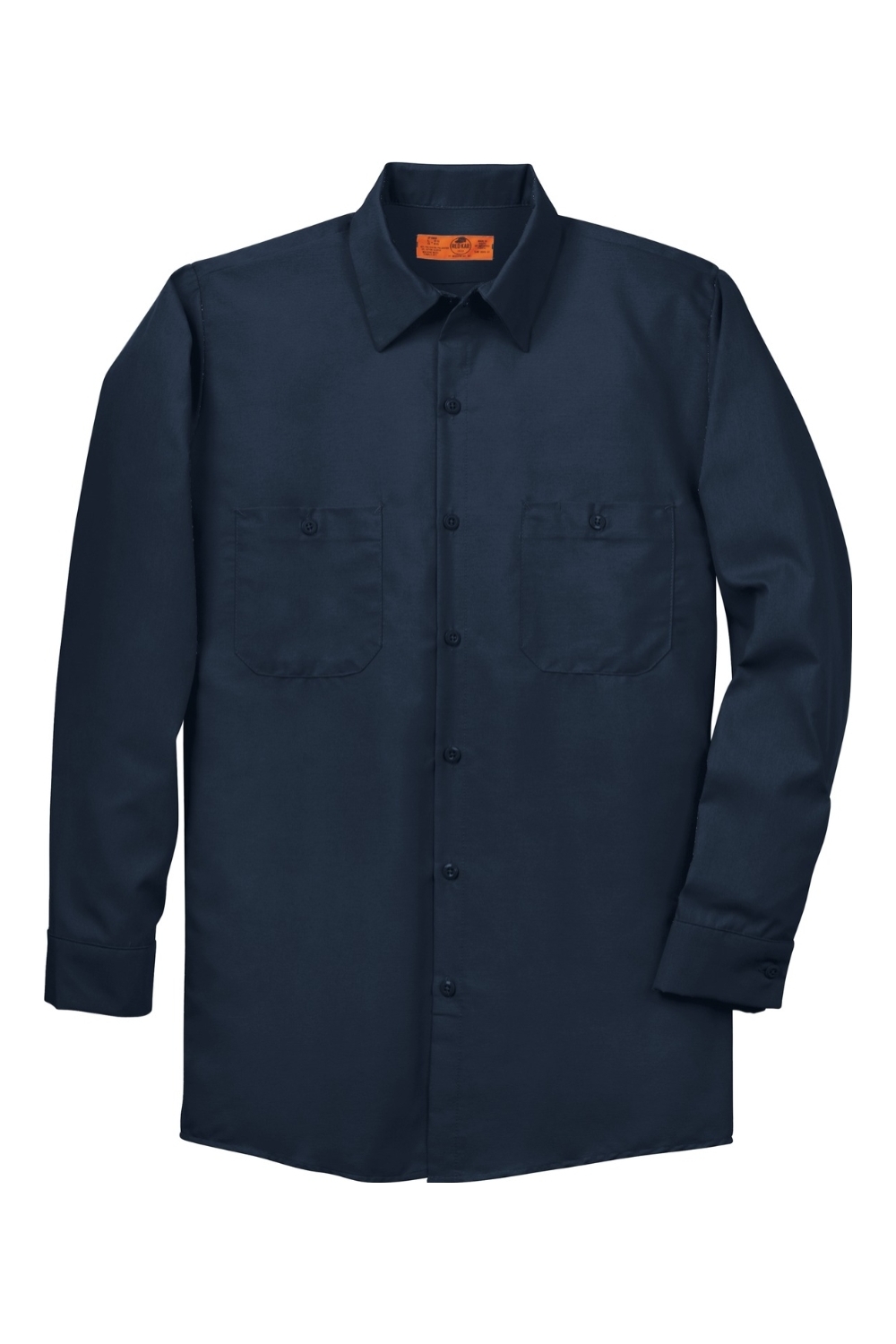 Red Cap Industrial Long Sleeve Work Shirt-Red Kap