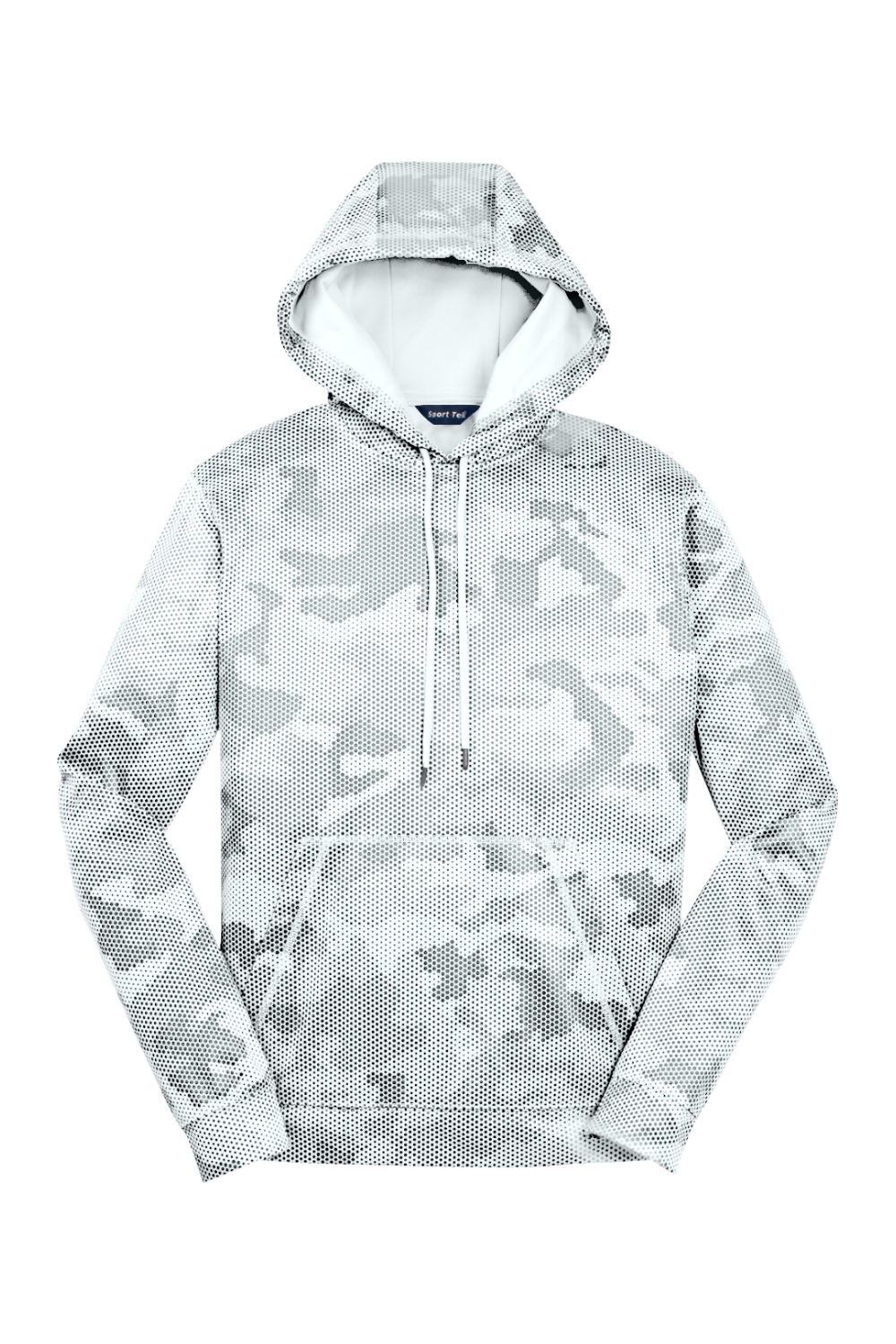 Sport-Tek Sport-Wick CamoHex Fleece Hooded Pullover-Sport-Tek