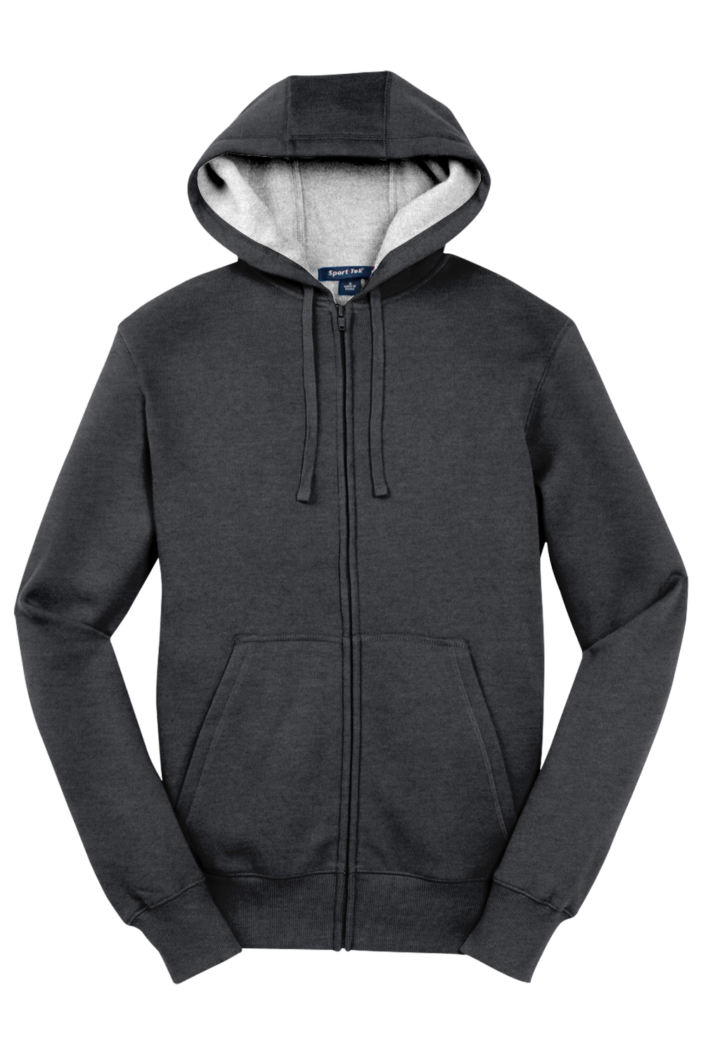 Sport-Tek Full-Zip Hooded Sweatshirt-Sport-Tek