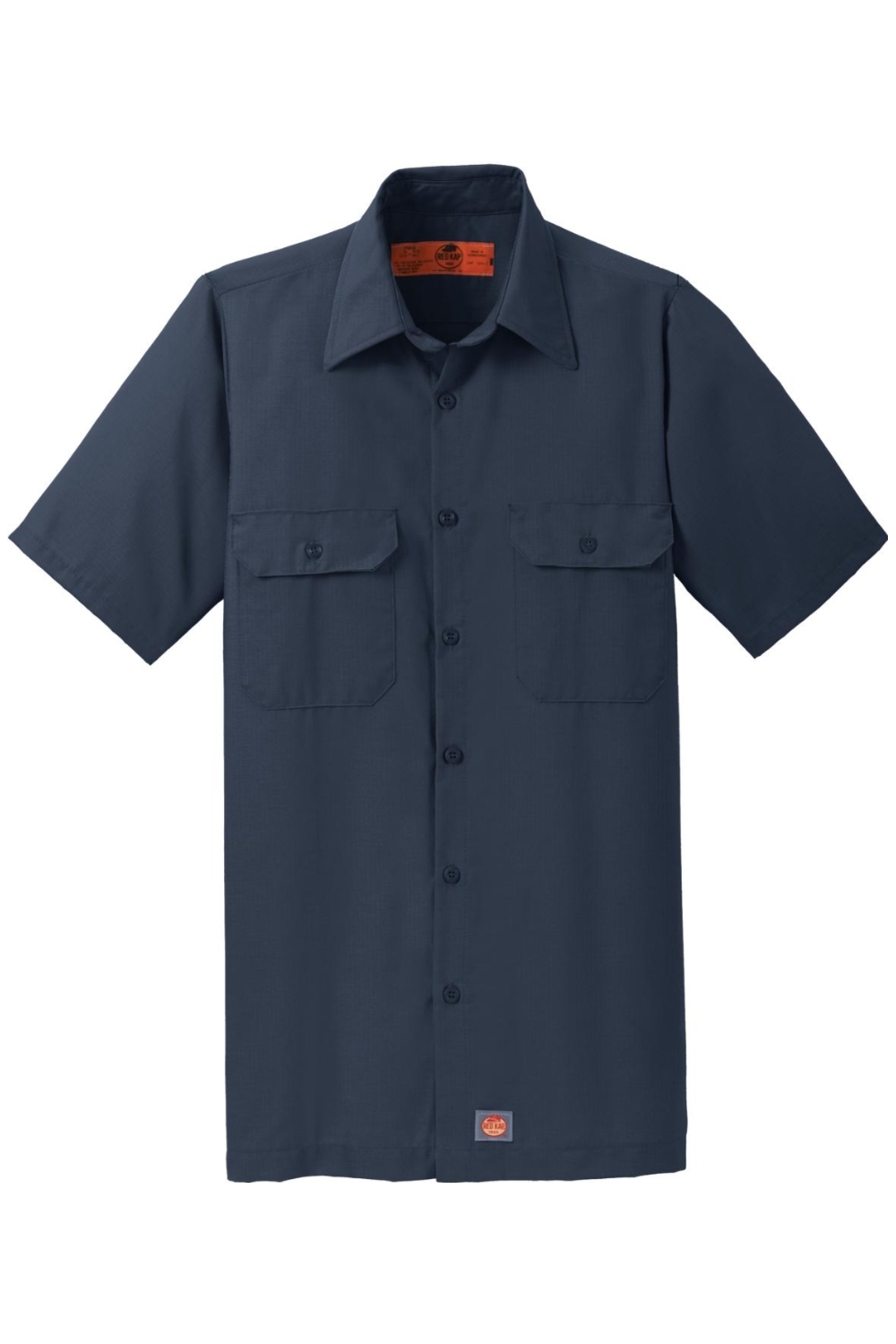 Red Kap Short Sleeve Solid Ripstop Shirt-Red Kap