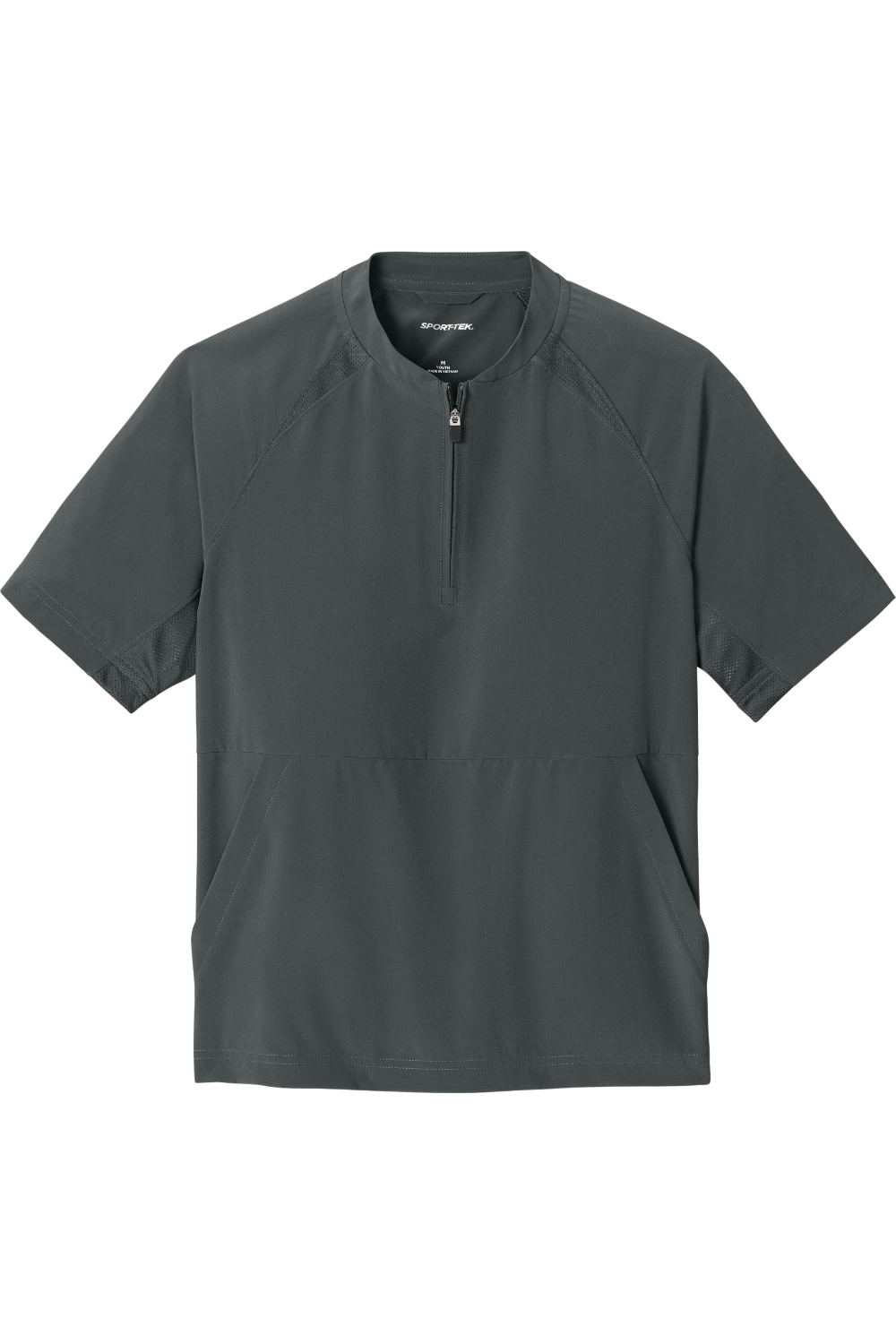 Sport-Tek Youth Repeat 1/2-Zip Short Sleeve Jacket-Sport-Tek